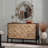 6-Drawer Sideboard Cabinet, Geometric Pattern - Standard