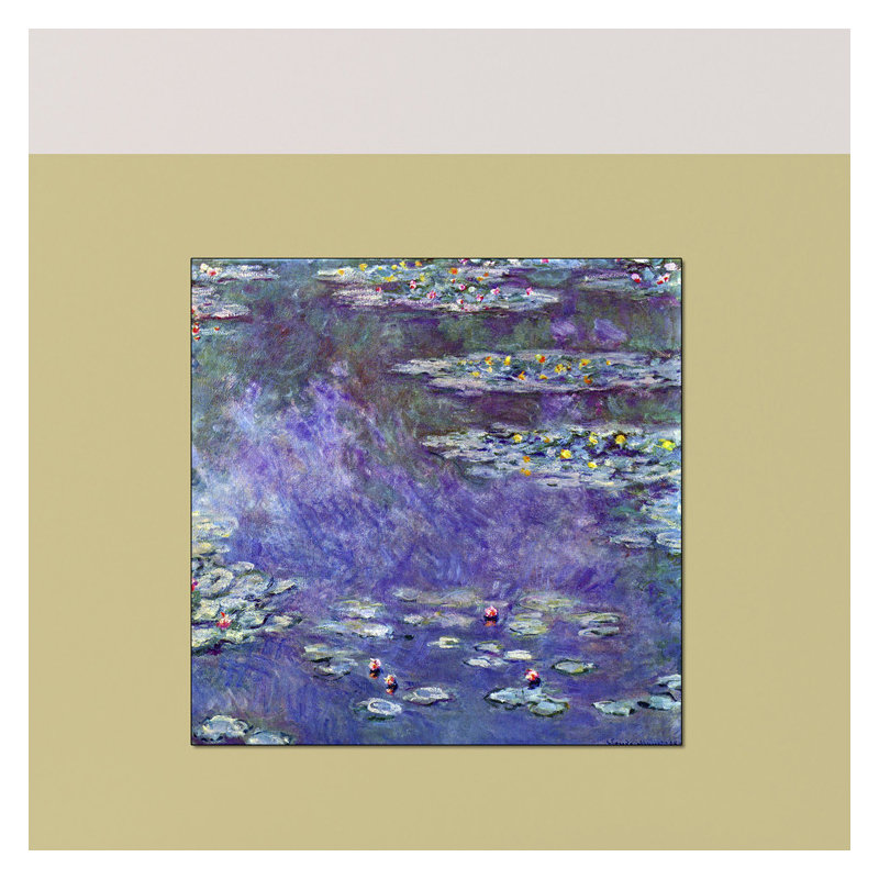 Claude Monet - Wrapped Canvas Painting, 100cm H x 100cm W x 1.8cm D