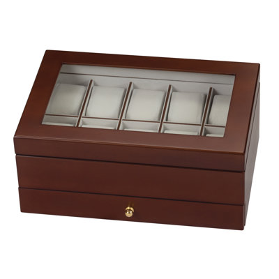 Wood Watch Box + Drawers