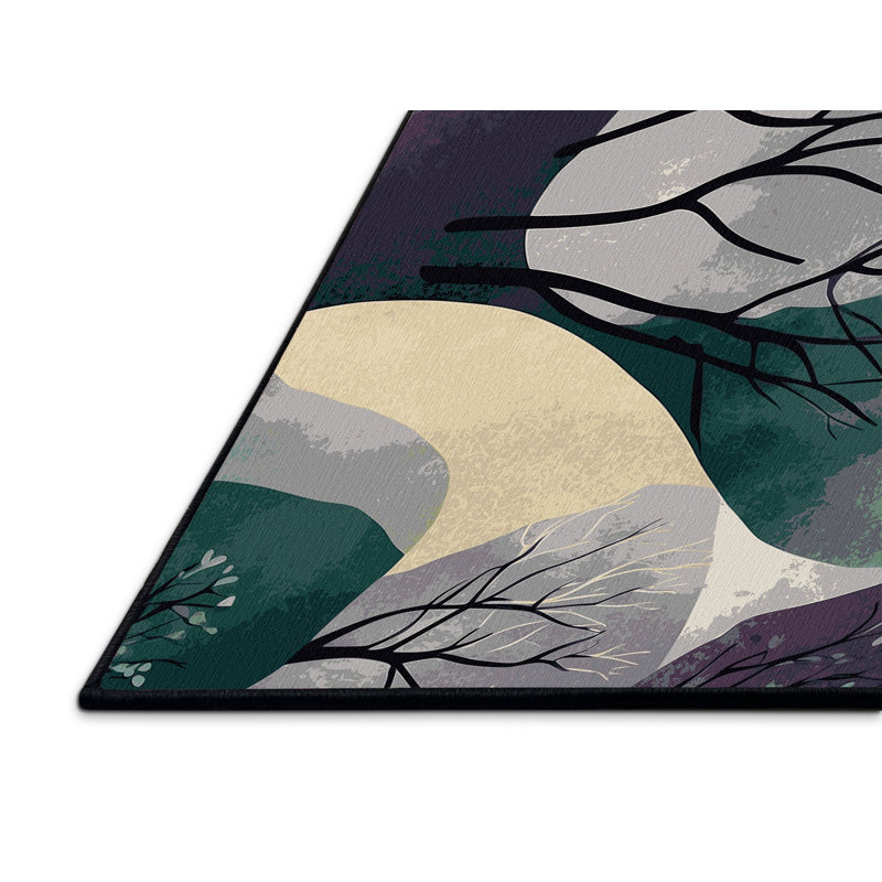 Ethereal Roots Rug, Square 5'