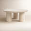 Table basse ronde en bois massif Columnia-96122946