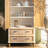 Solid Pine Wood Entryway Cabinet