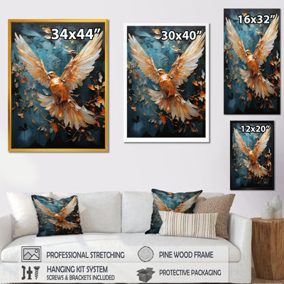 «Lovely Dove III» - art mural colombe