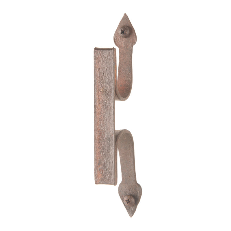 Poignée de porte d'armoire forgée à la main 6,25 po, Oxidized