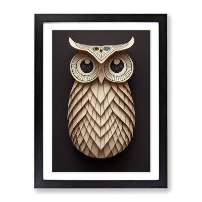 Paper Owl - Single Picture Frame Print