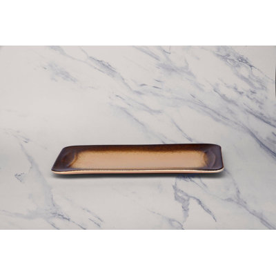 Plat rectangulaire large en porcelaine de qualité supérieure SAHARA