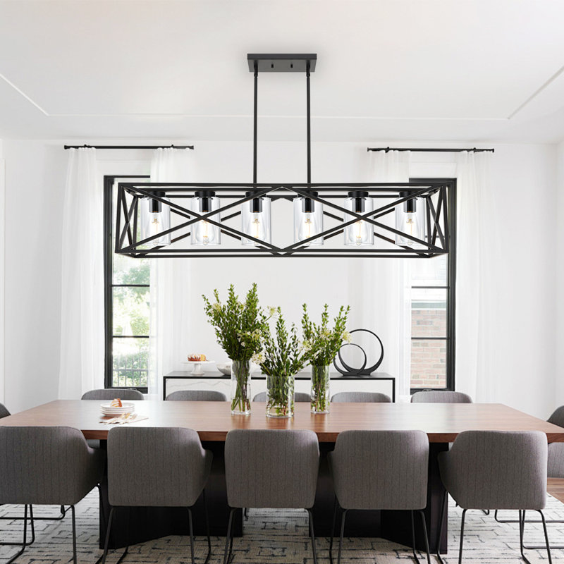 Alberic 6 - Light LED Kitchen Island Pendant