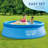 Plastic Round Inflatable Pool 30'' H x 96'' W x 96'' L