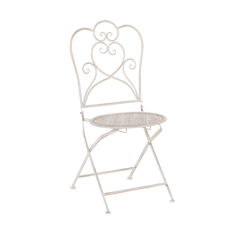 Mirando Folding Patio Dining Side Chair with Cushion