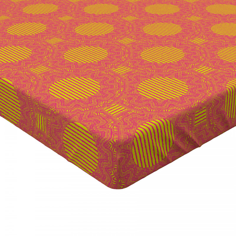 Microfiber Polka Dots Fitted Sheet, Queen Fitted Sheet