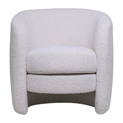 Fauteuil demi-tonneau enveloppant