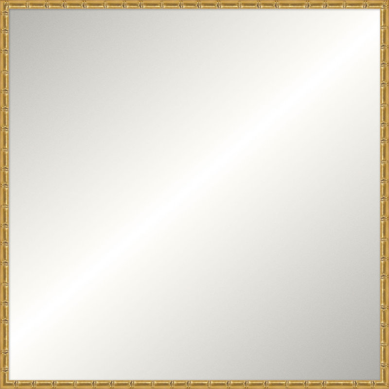 Adelaide Solid Wood Framed Wall Mirror, 23.75" x 23.75", Square