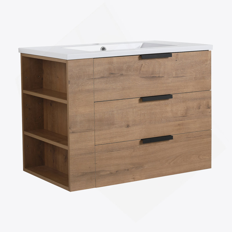 Meuble-lavabo de 30 po avec comptoir (G-CVB01430LIMO-GRB3020MOWH)