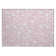 Machine Washable Indoor/Outdoor Christmas Tree Xhevrie Pink Rug