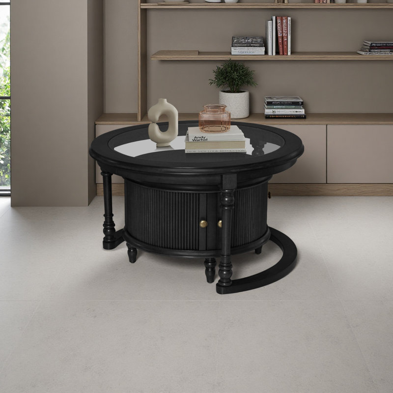 Ensemble de tables basses Modern Modern, Noir