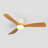 Karlena 48'' 3 - Blade Flush Mount Dimmable Ceiling Fan With Led Lights and Remote Control-424608612
