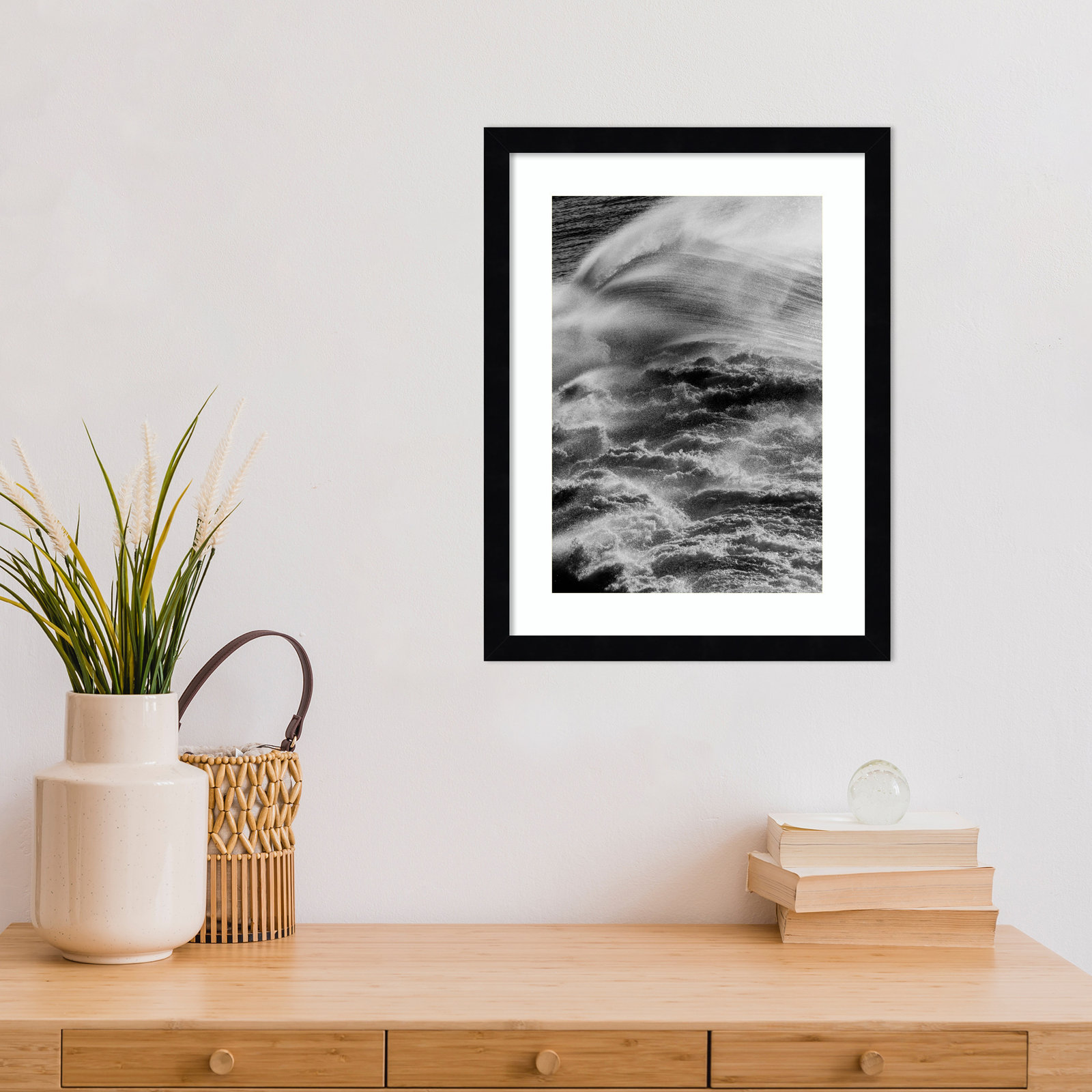 Sea Offerings by Shot by Clint Wood Framed Wall Art Print, Black, 17" H x 13" W