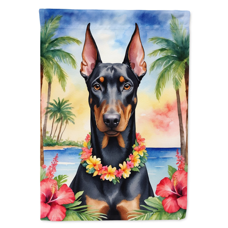 Drapeau pour animal à double face H 40 po x l 28 po