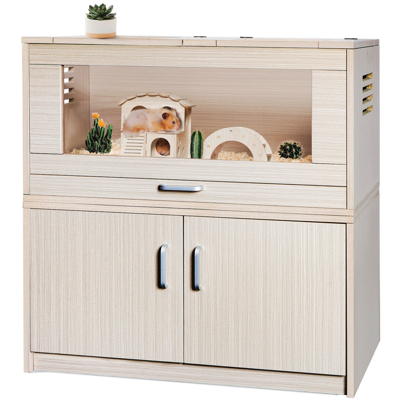 Armoire d'appoint Maricelda, Bois naturel