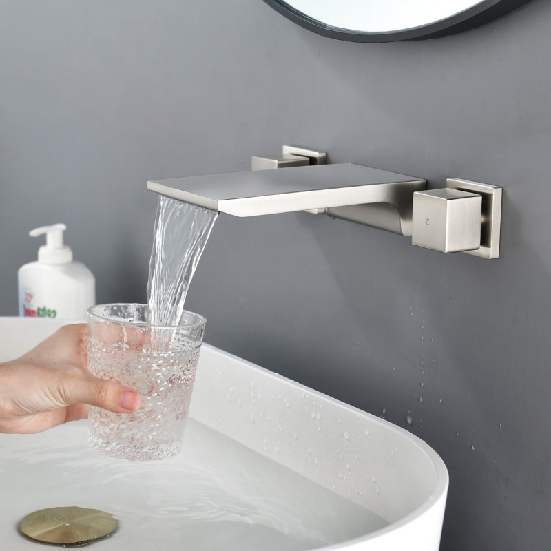Wall Tub Spout, Nikel