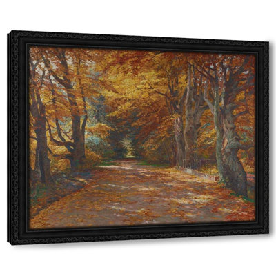 Praterallee im Herbst Herbstliche Allee (1900)