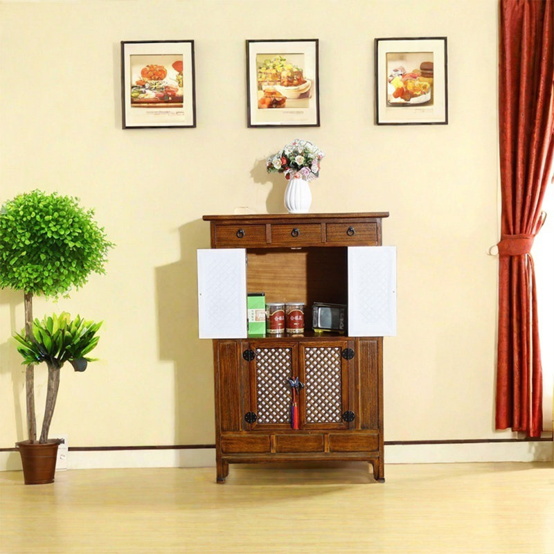 Armoire de rangement élégante avec trois tiroirs