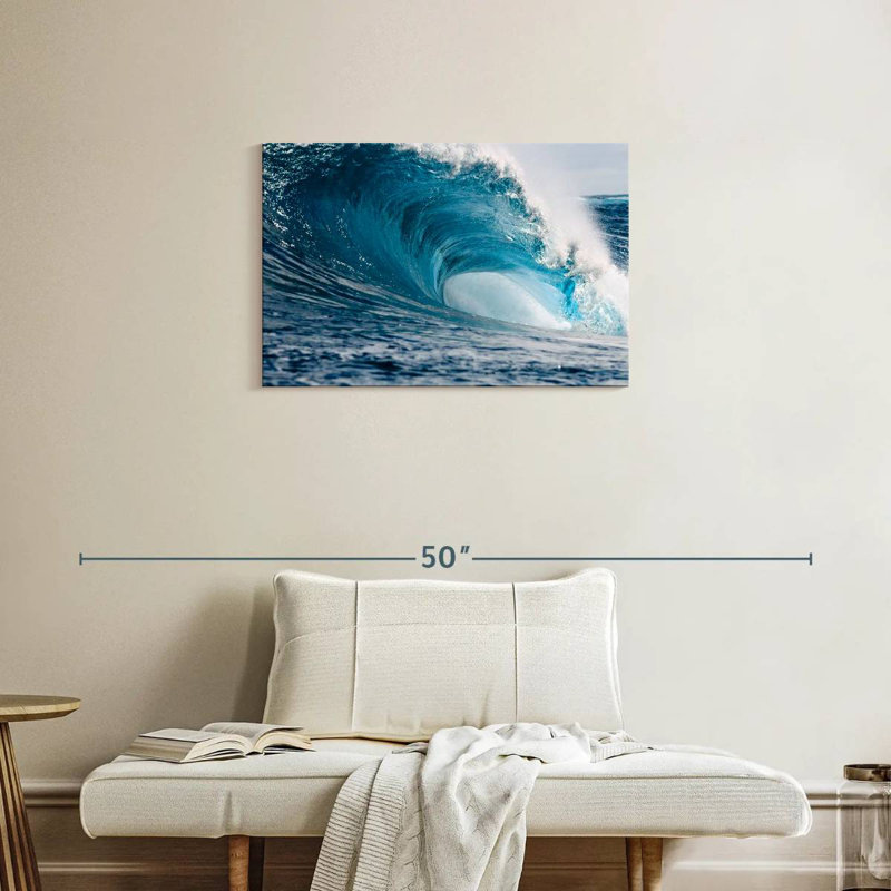 Gillard Powerful Blue Wave, 20" H x 30" W