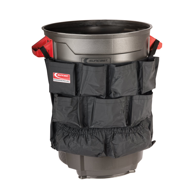 Ceinture pour poubelle en tissu avec 9 poches de rangement l 8,31 po x P 10,31 po Suncast