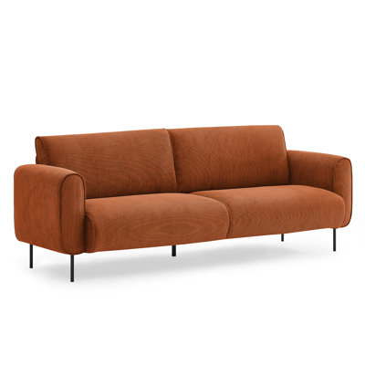 213.2Cm Round Arms Sofa