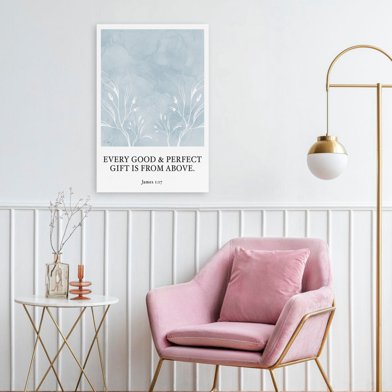«Perfect From Above - Contemporary James 117», citation de bon et parfait, H 24 po x l 16 po