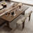 Nut-brown Rectangular Solid Wood writing desk-117986757