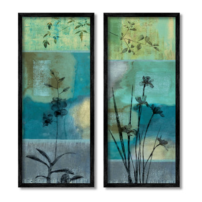 " Contemporary Blooming Orchid Sprouts " by Chris Donovan 2 - Pieces