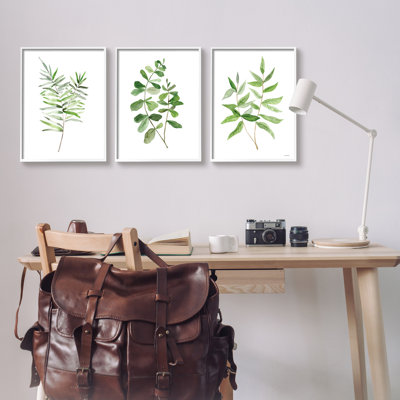 «Kitchen Herb Bunches Botanicals» par Sally Swatland - ensemble de 3 impressions