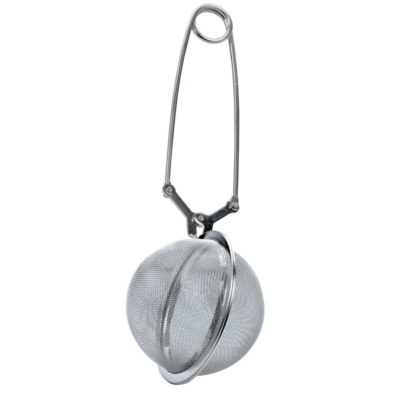 Boule de thé printanière, Argent, H 2,28 po x l 2,56 po x P 6,69 po