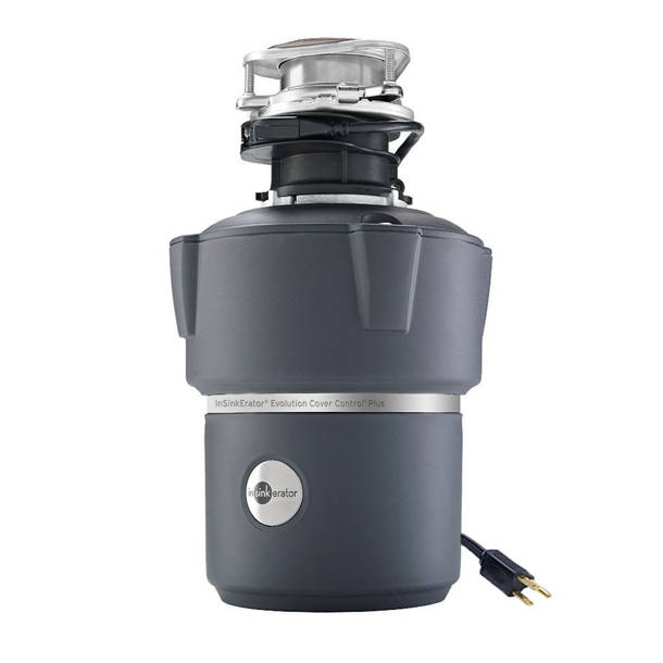 InSinkErator Evolution Compact 3/4 HP Continuous Feed Garbage Disposal ...