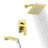 Shower System With Pressure Balance Valve, 8-inch Rainfall Shower Head & Waterfall Tub Spout-127111156
