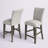 Verdonna Upholstered Counter Stool with Solid Wood Frame