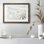 Subtle Beach - Matted and Framed Under Acrylic Glass, Coastal Wall Art for Living Room