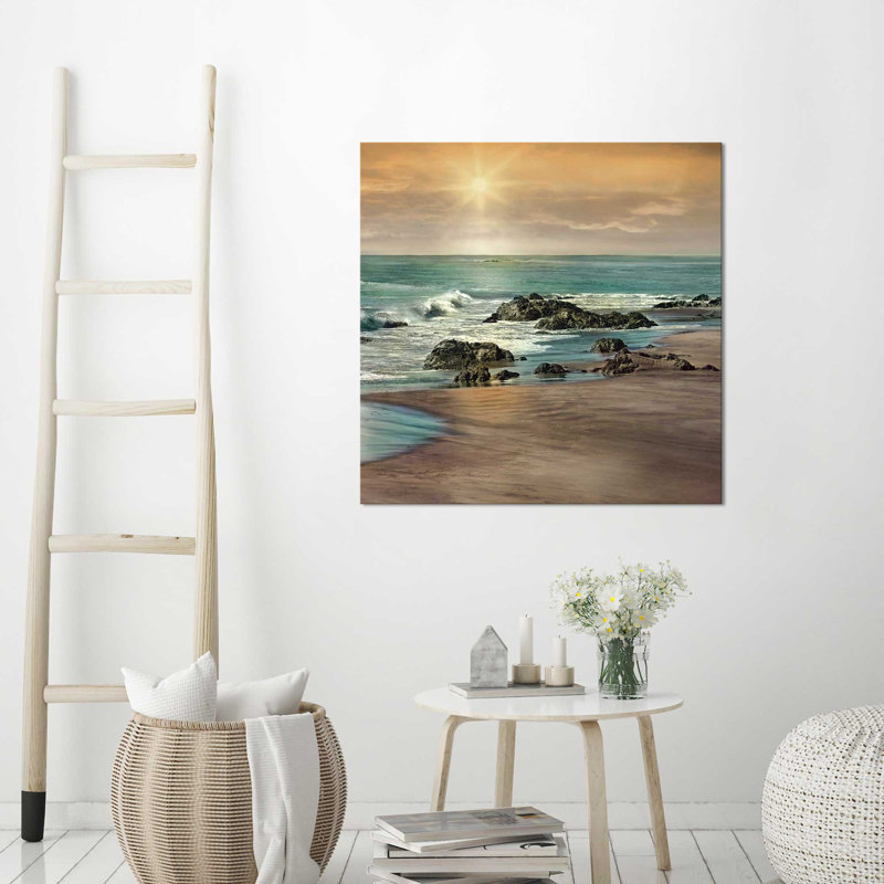 «Near Dusk» par Mike Calascibetta, reproduction sur toile, H 28 po x l 28 po x P 1,5 po, Toile tendue