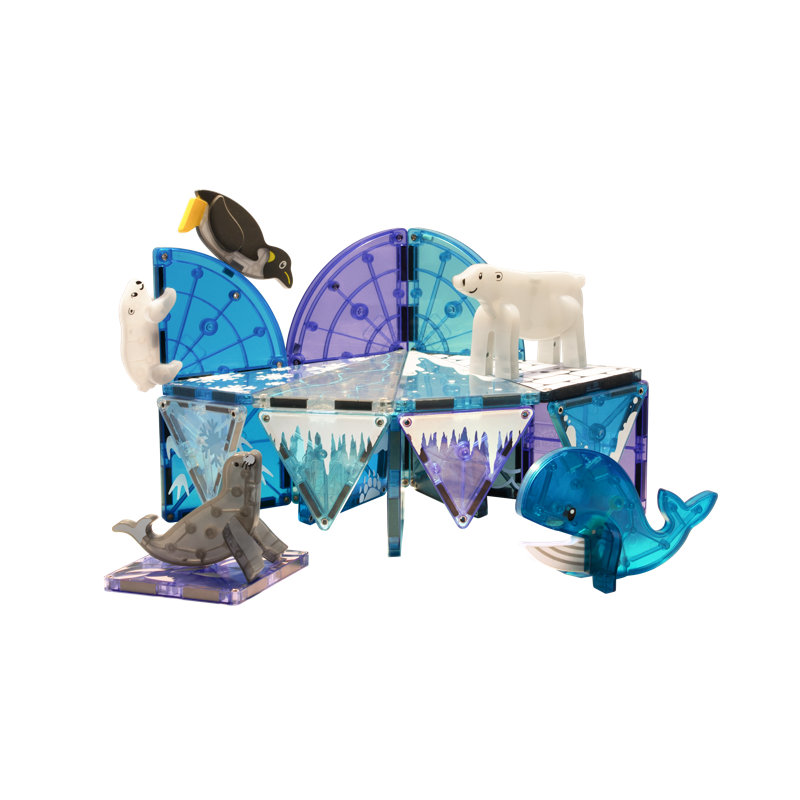 Ensemble 25 pièces animaux arctiques