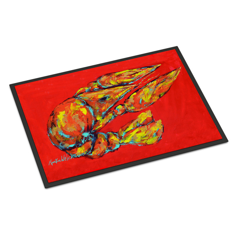 Tapis pour porte d’intérieur anti-dérapants portée pour les griffes, Rectangle 2 pi x 3 pi