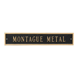 Classic 1-Line Wall Address Plaque