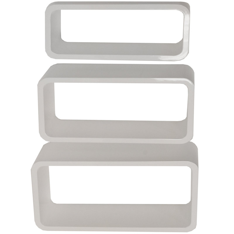 Parkland 3 Piece Accent Shelf, White