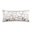 Mila Crackle Abstract Ivory Gold Pillow