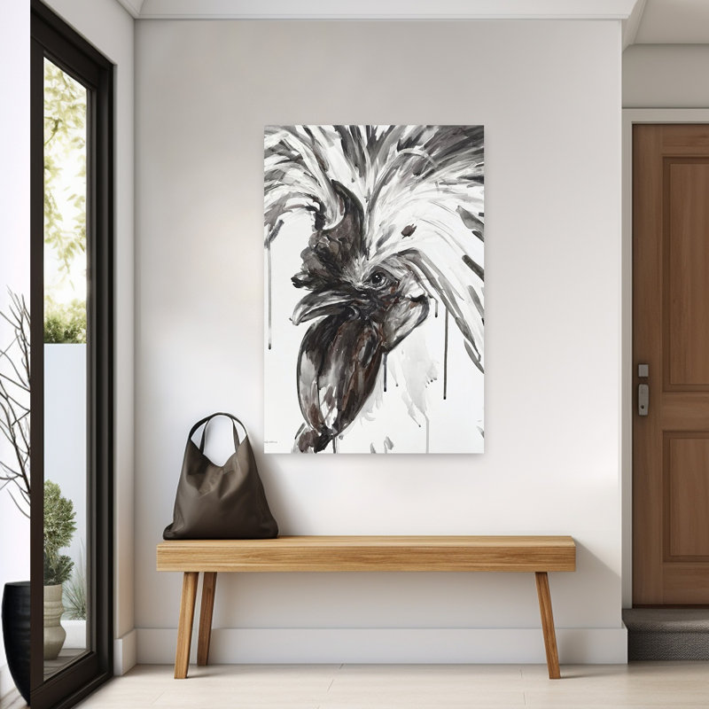Art animalier contemporain féroce, H 60 po x l 40 po