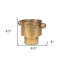 Vase de table 7 po