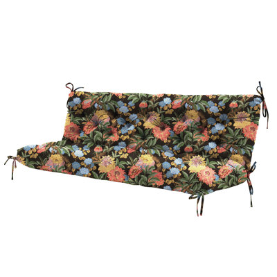 Swing Cushion Replacement For 2-3 Seater Outdoor Bench,60" Patio Porch Swing Seat Cushion - Heavy-Duty Universal Fit Outdoor Furniture Cushions, Weather-Resistant，Red