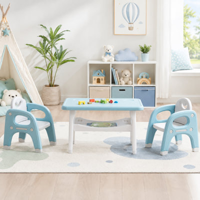 Kids Table and 2 Chairs Set