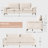71” Modern Chenille Sofa Adjustable Armrest Couch-891829429