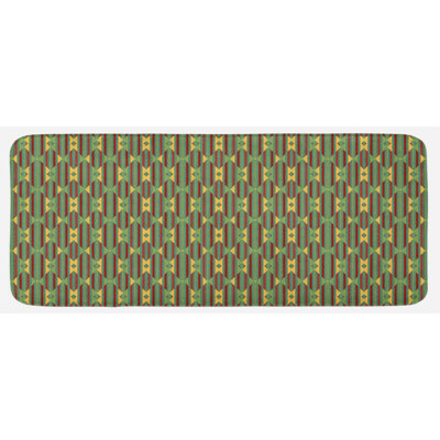 Rustic Synthetic Kitchen Mat